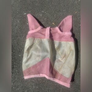 Horse Fly Mask Standard With Ear Covers, Fleece Warmblood/Full Horse Sz Anti-Bug